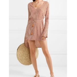 Faithfull The Brand Striped Voile Dress / Coverup